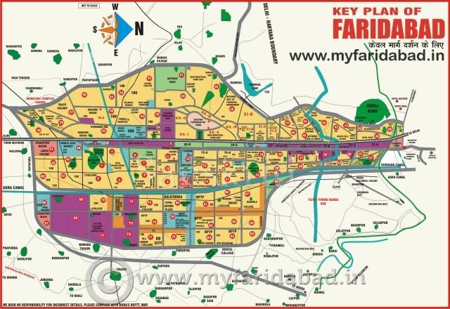 Faridabad Master Plan and Map Sector Wise 1